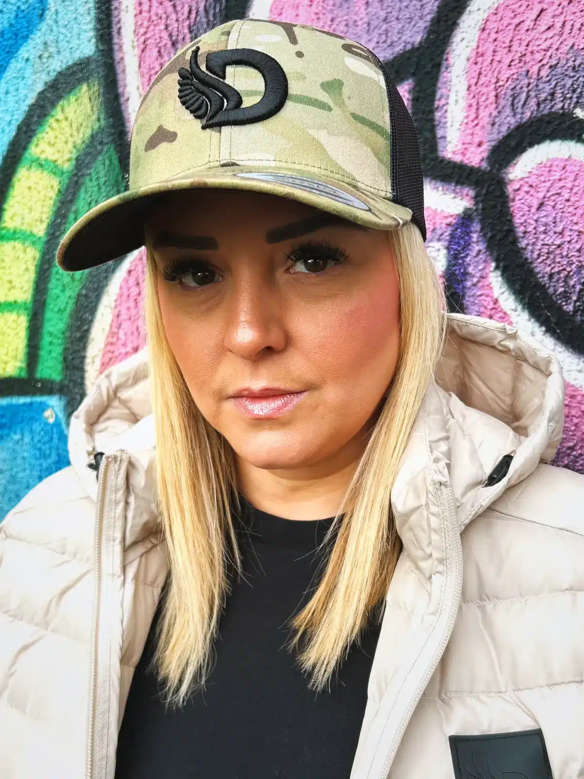 DROW Camo Trucker Cap - Image 4