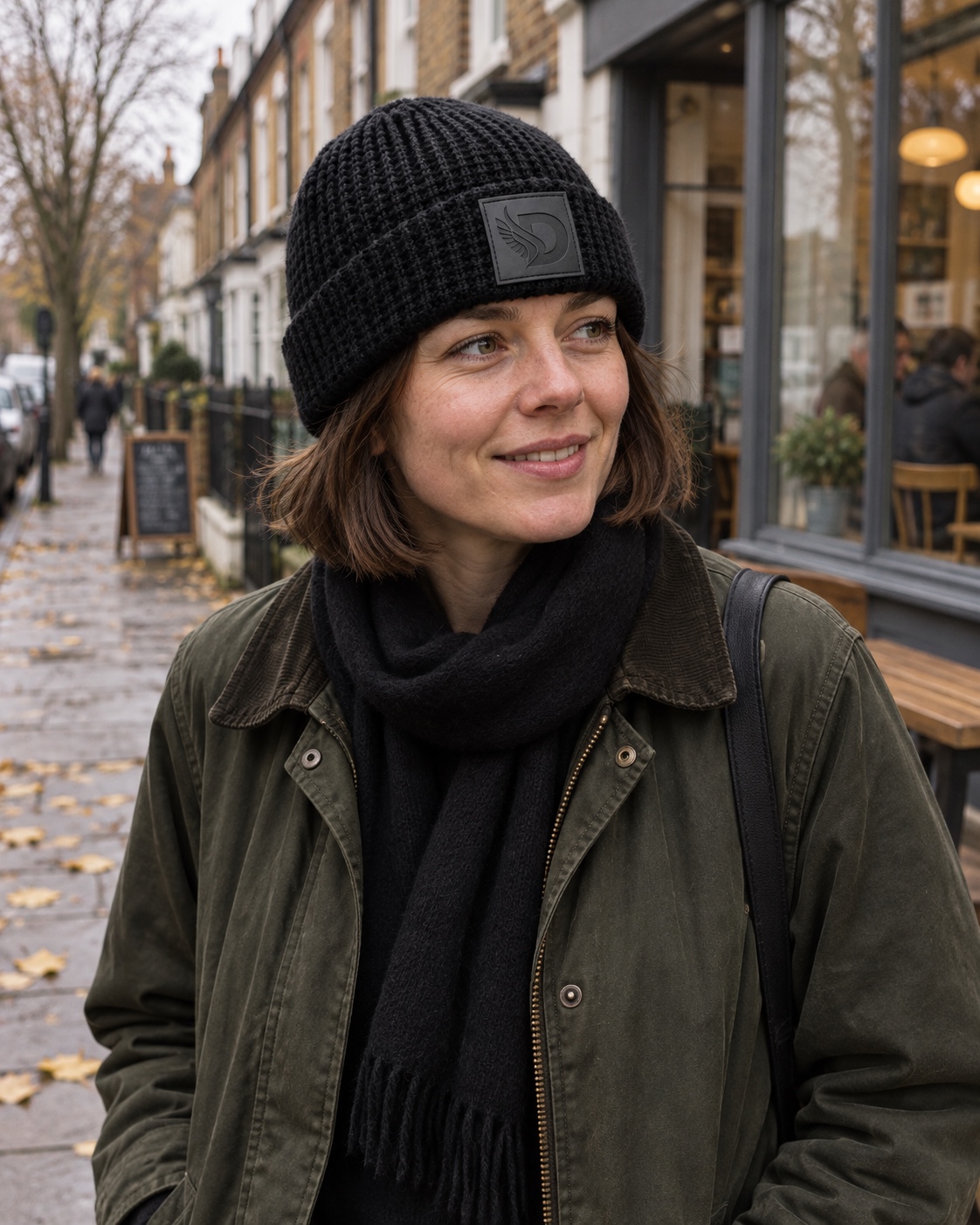 Waffle Knit AJ Stealth Beanie