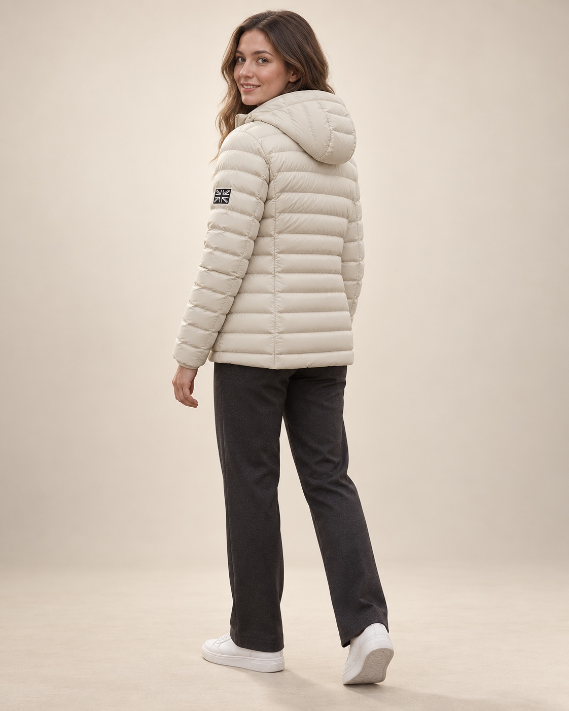 DROW Wear AJ Stealth Cream Coat - Image 6