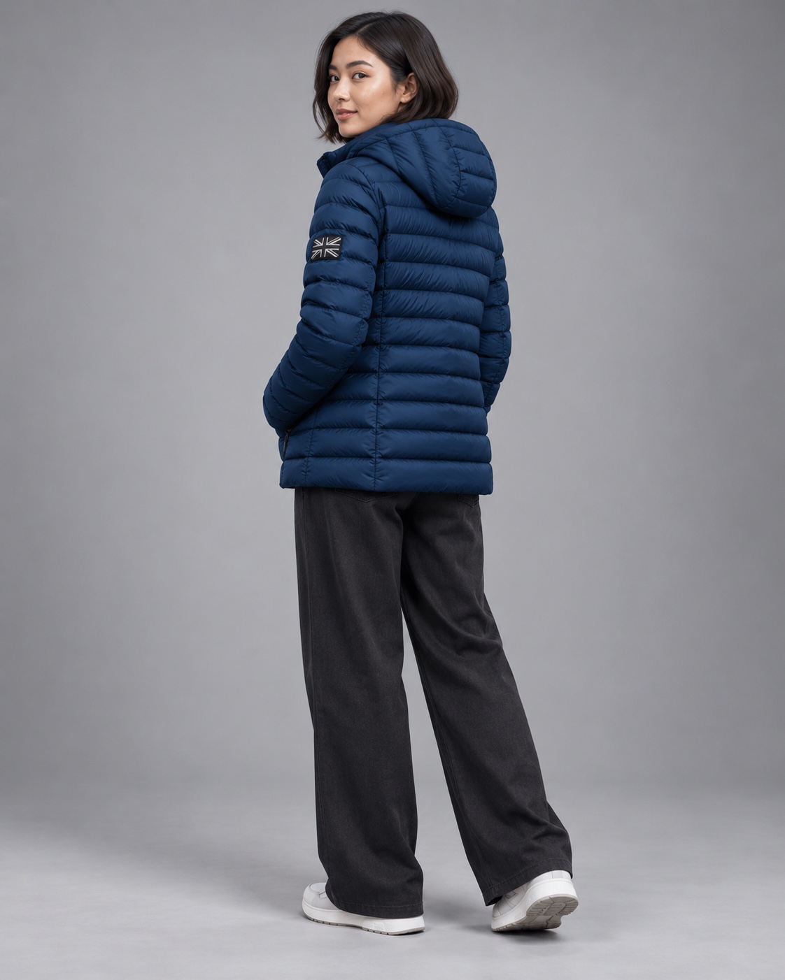 DROW Wear AJ Stealth Navy Blue Coat - Image 6