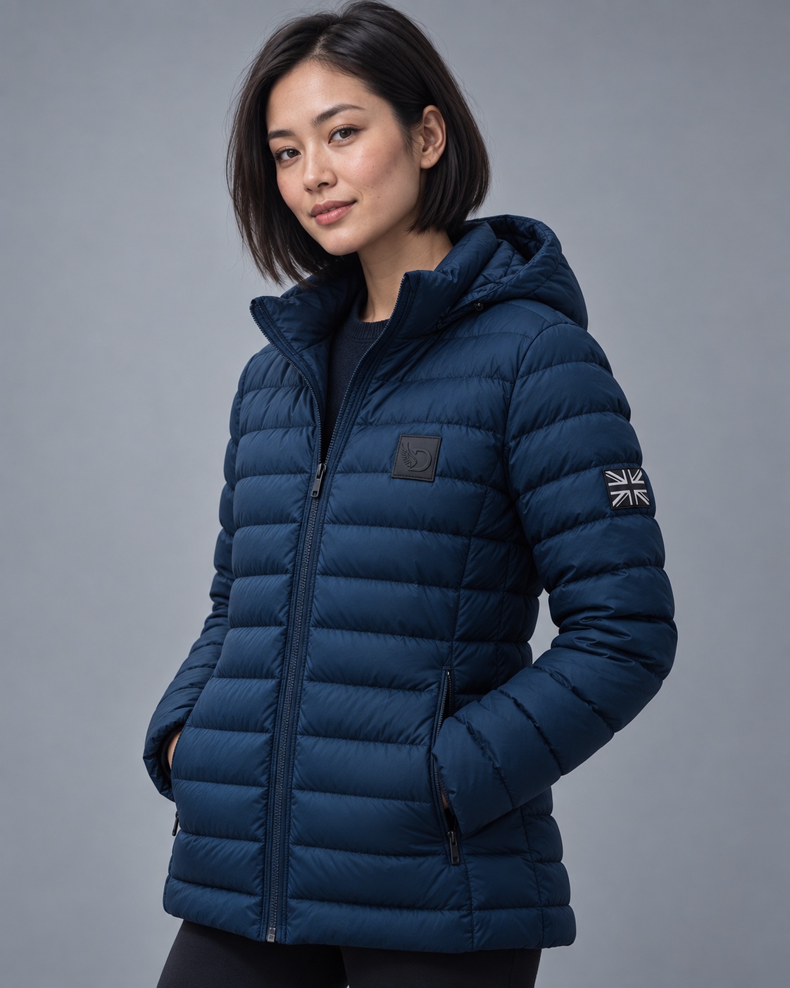 DROW Wear AJ Stealth Navy Blue Coat - Image 5