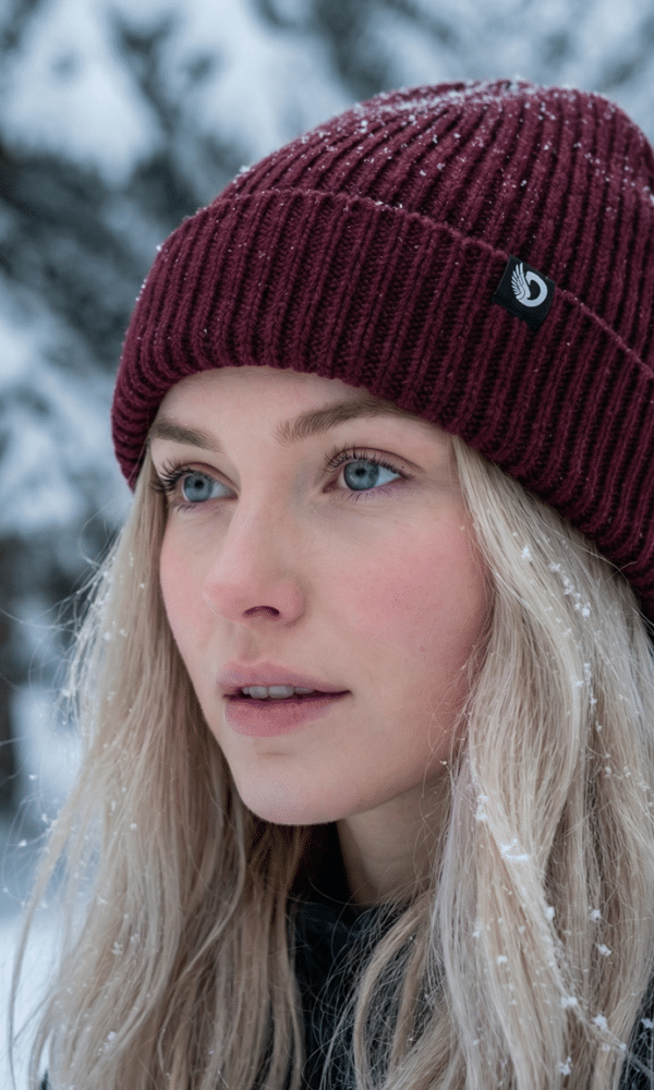 DROW BURGUNDY BEANIE