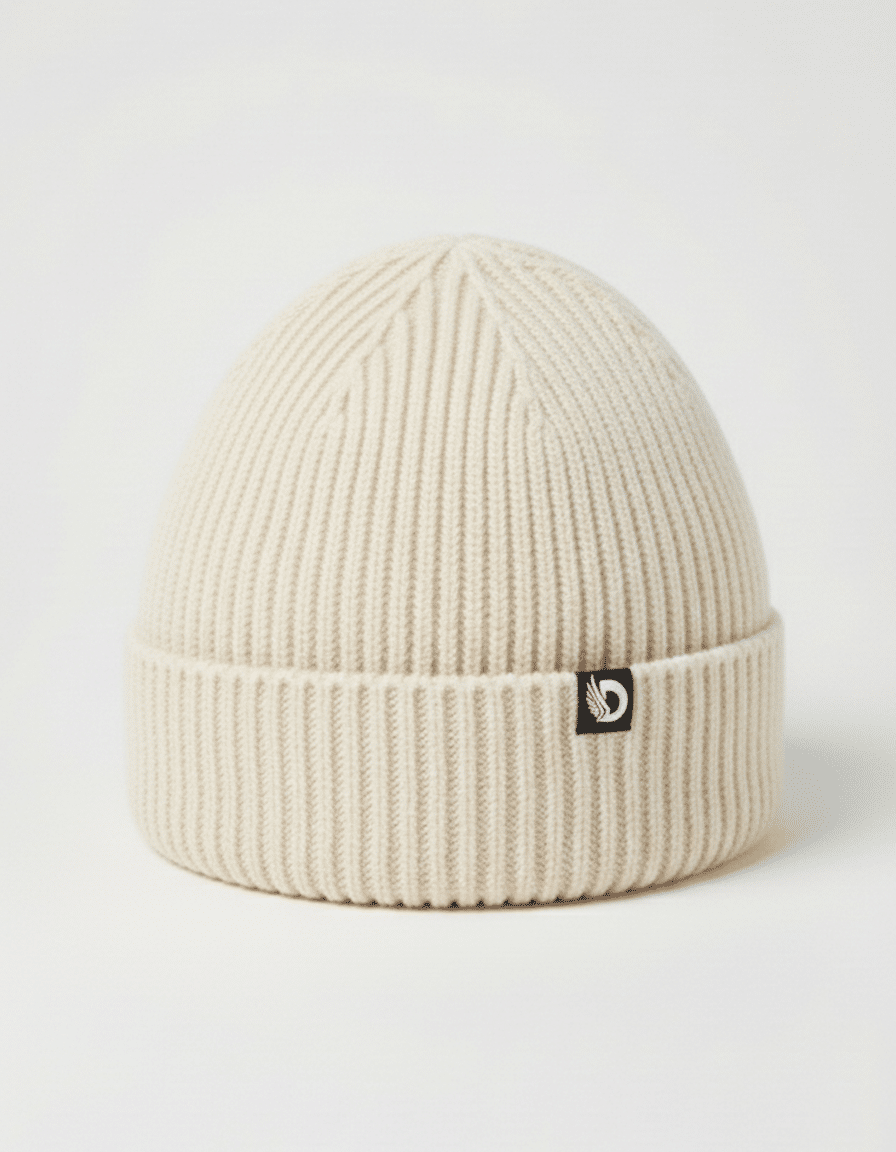 DROW CREAM BEANIE - Image 5
