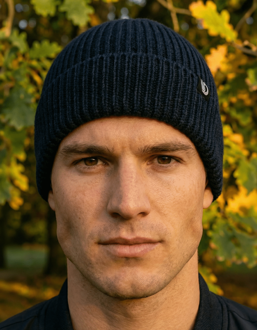 DROW NAVY BEANIE