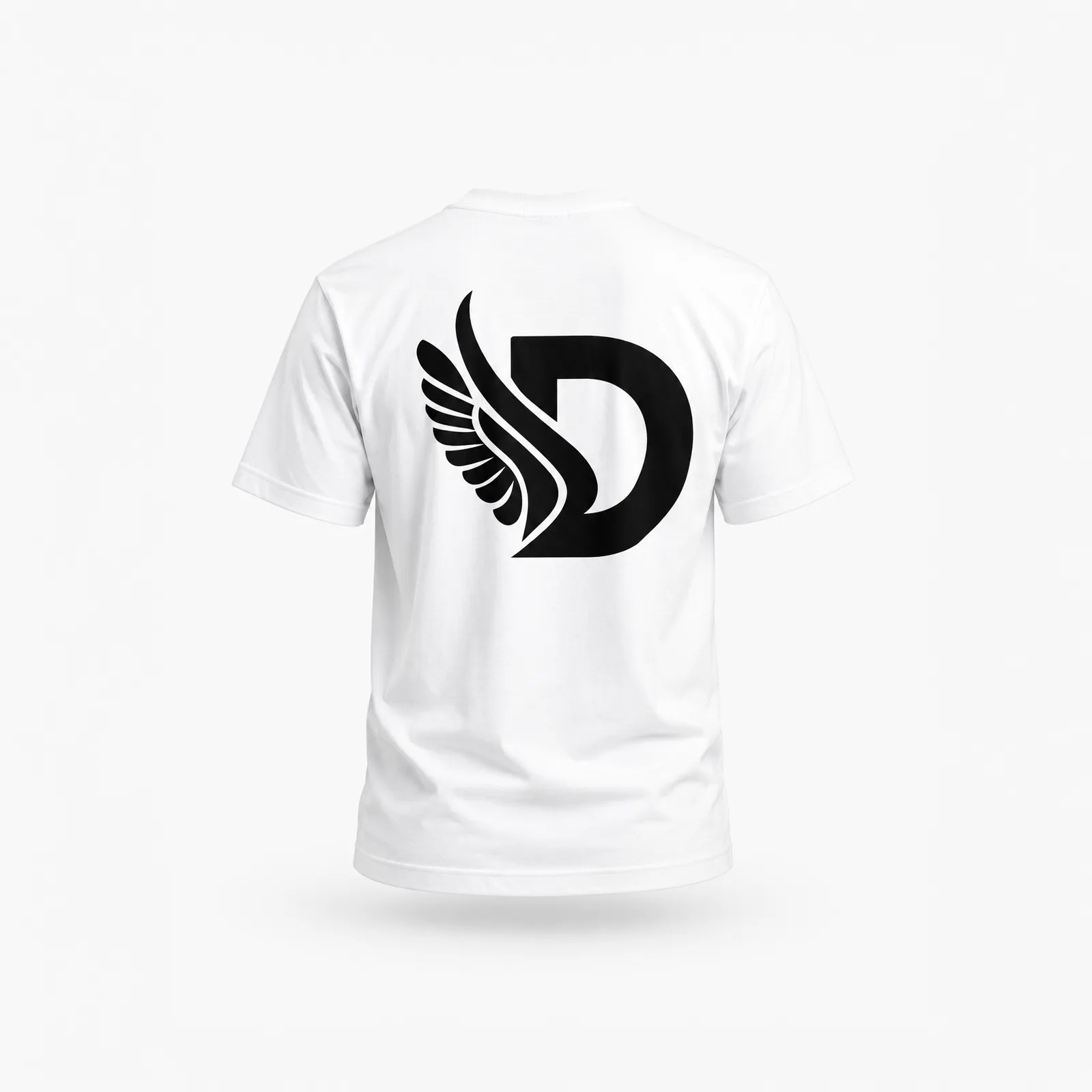 The Big D T-Shirt - White/Black - Image 5