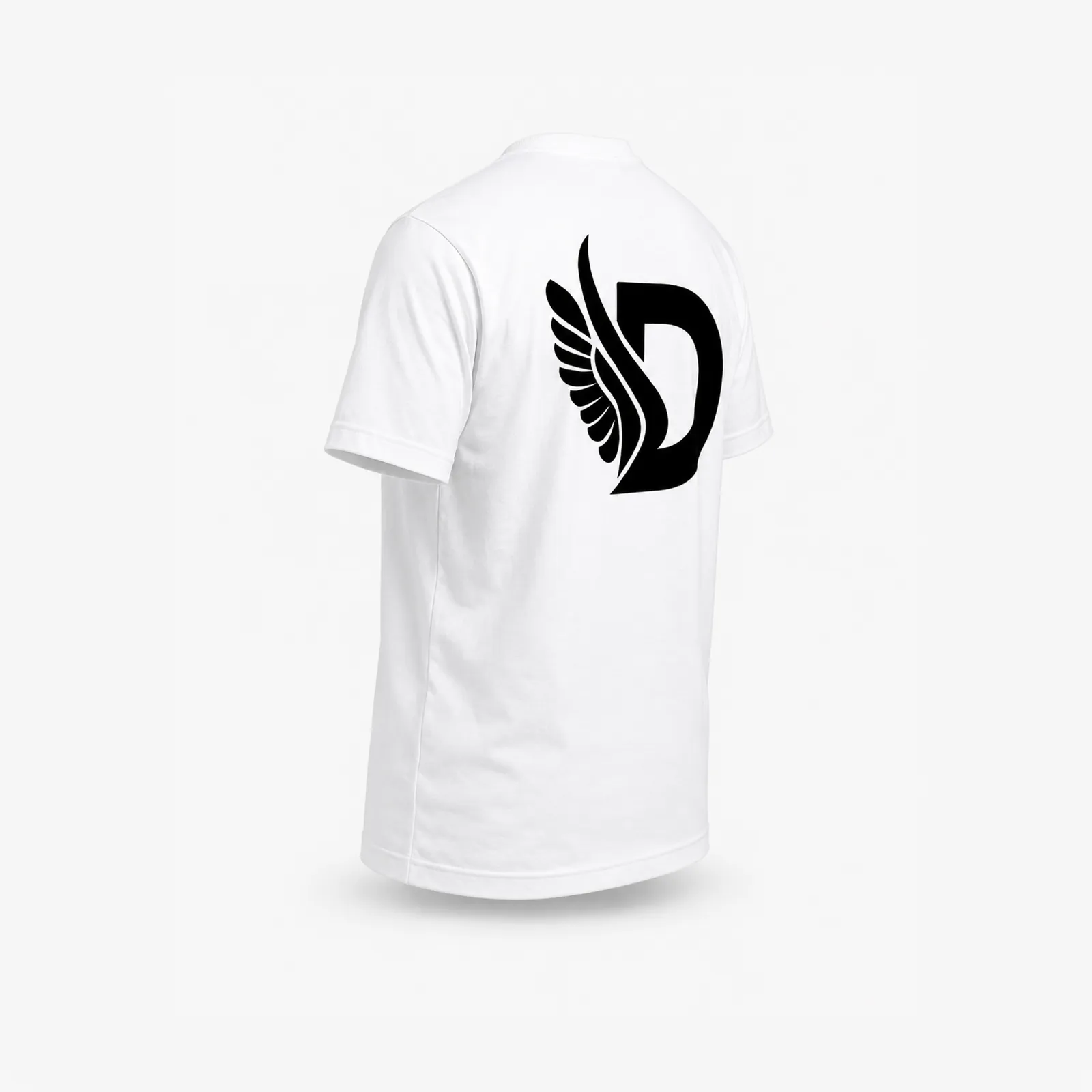 The Big D T-Shirt - White/Black - Image 6
