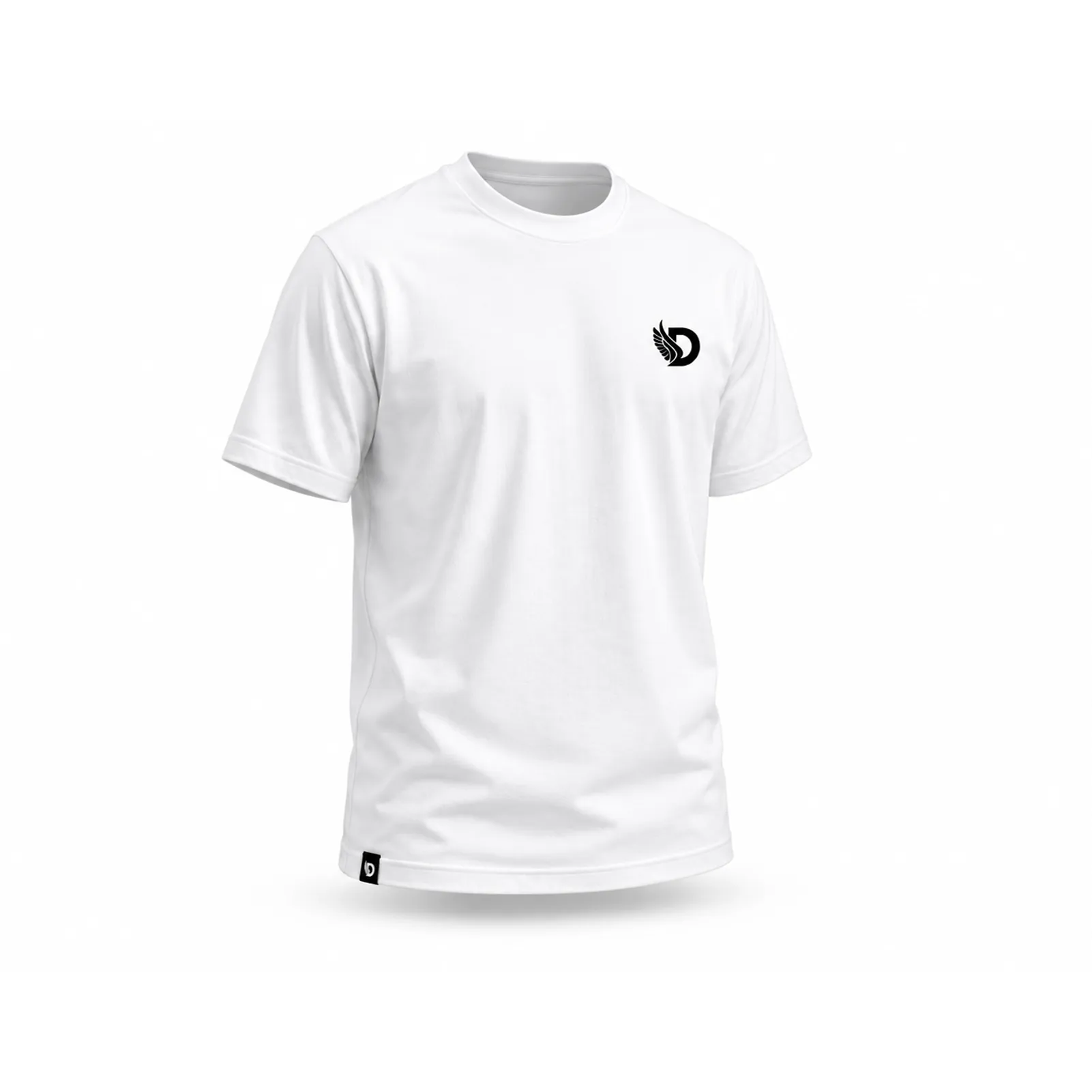 The Big D T-Shirt - White/Black - Image 4